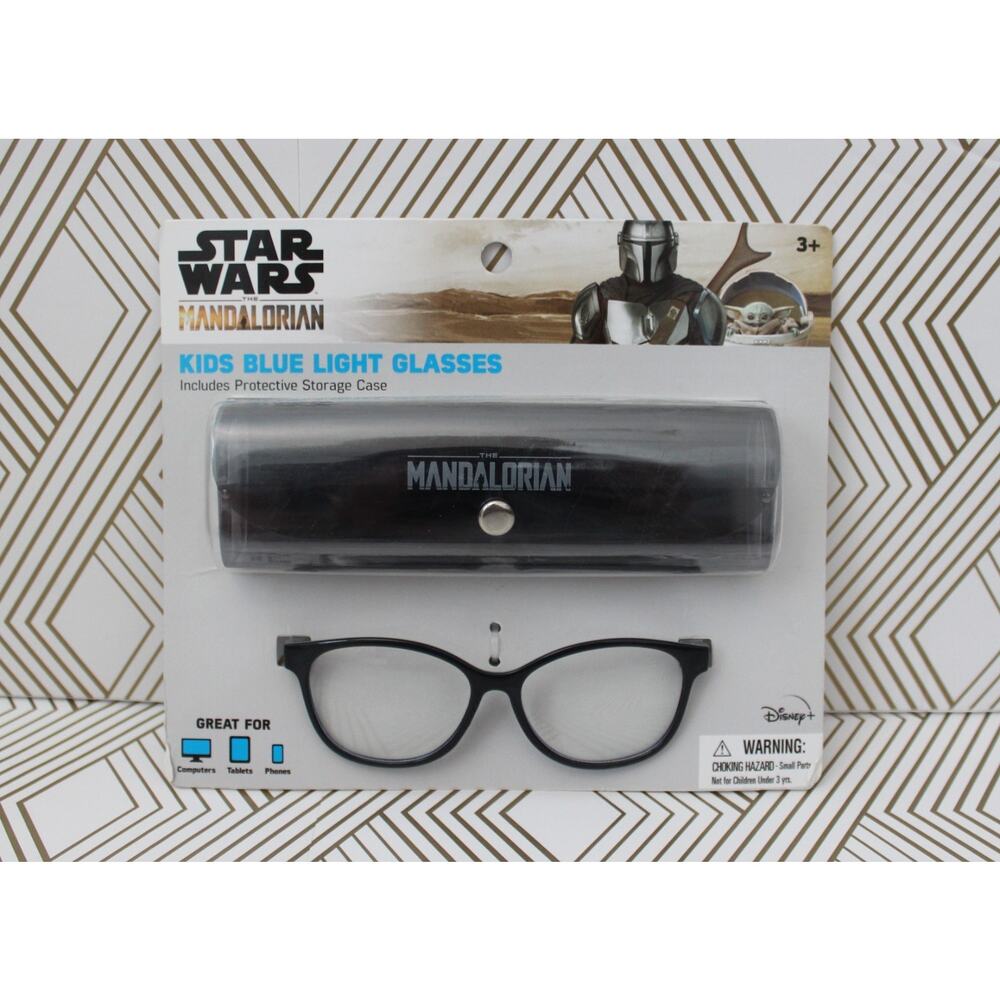 Star Wars Kids Blue Light Glasses Black New